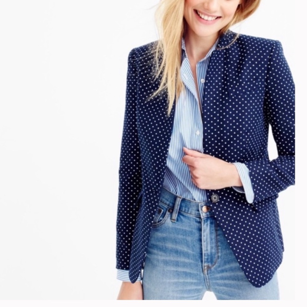 J.Crew Linen Regent Blazer